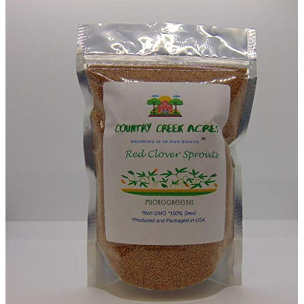 8 oz Organic Red Clover Sprouting Seeds SPROUTS 8 oz Organic Red Clover Sprouting Seeds SPROUTS